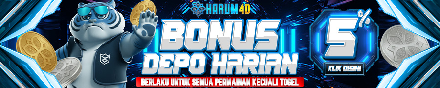 Bonus Deposit Harian 5% - Harum4D